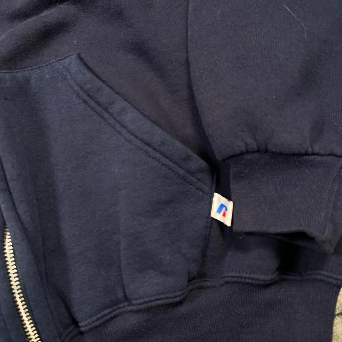 00s 러셀 애슬레틱 후드집업 네이비 상품이미지3