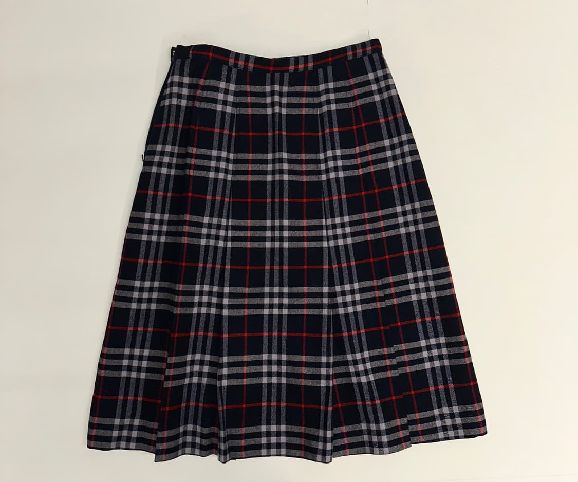 버버리 잉글랜드 울 플리츠 스커트  상품이미지3