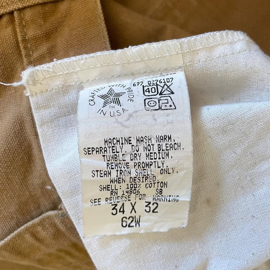 90s 칼하트 더블니 팬츠 상품이미지5