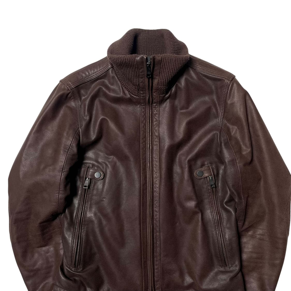 Gian carlo rossi 엘보 니트 카프레더 봄버 (italy) 상품이미지2