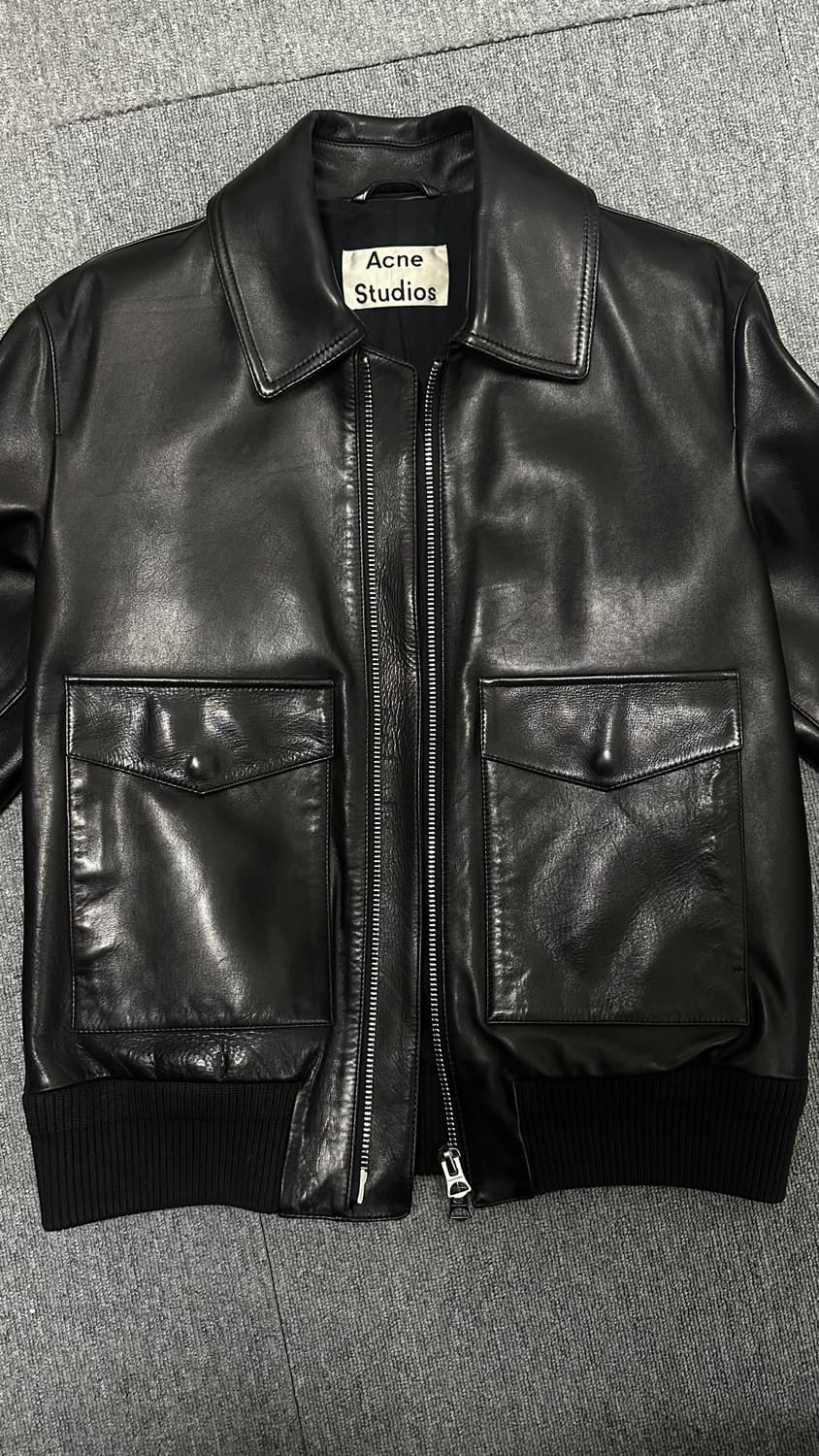 ACNE STUDIOS Leather Bomber  상품이미지1