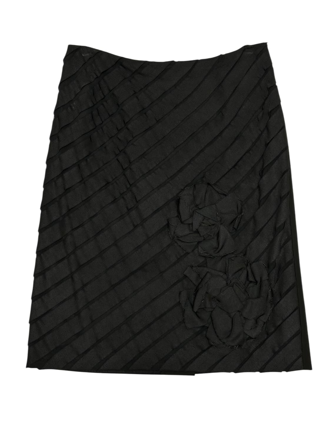 LANVIN COLLECTION 블랙 플라워 디테일 스커트 상품이미지1