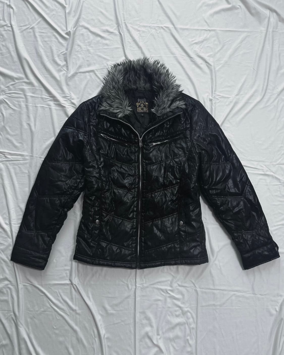 Vintage fur puffer jacket 상품이미지1