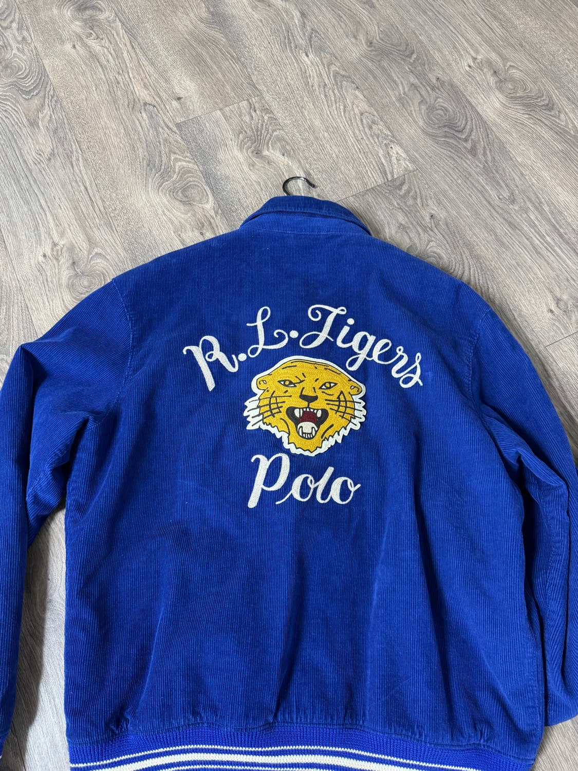 L 폴로 랄프로렌 코듀로이 바시티 블루종 자켓 상품이미지9