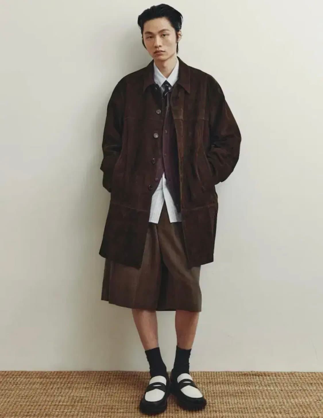 L 유스 스웨이드 카코트 브라운 상품이미지1