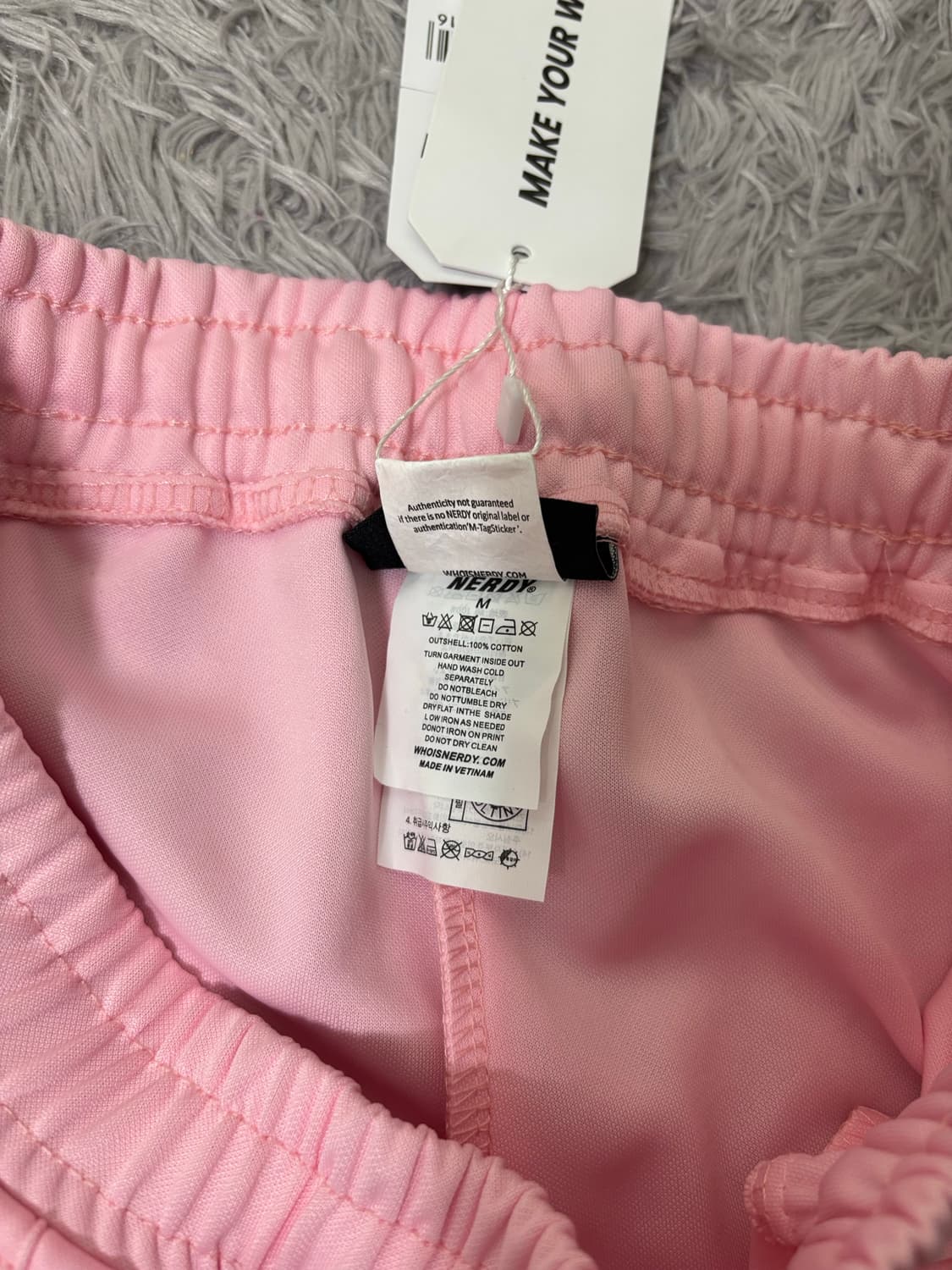 널디 핑크 트레이닝 팬츠 상품이미지5