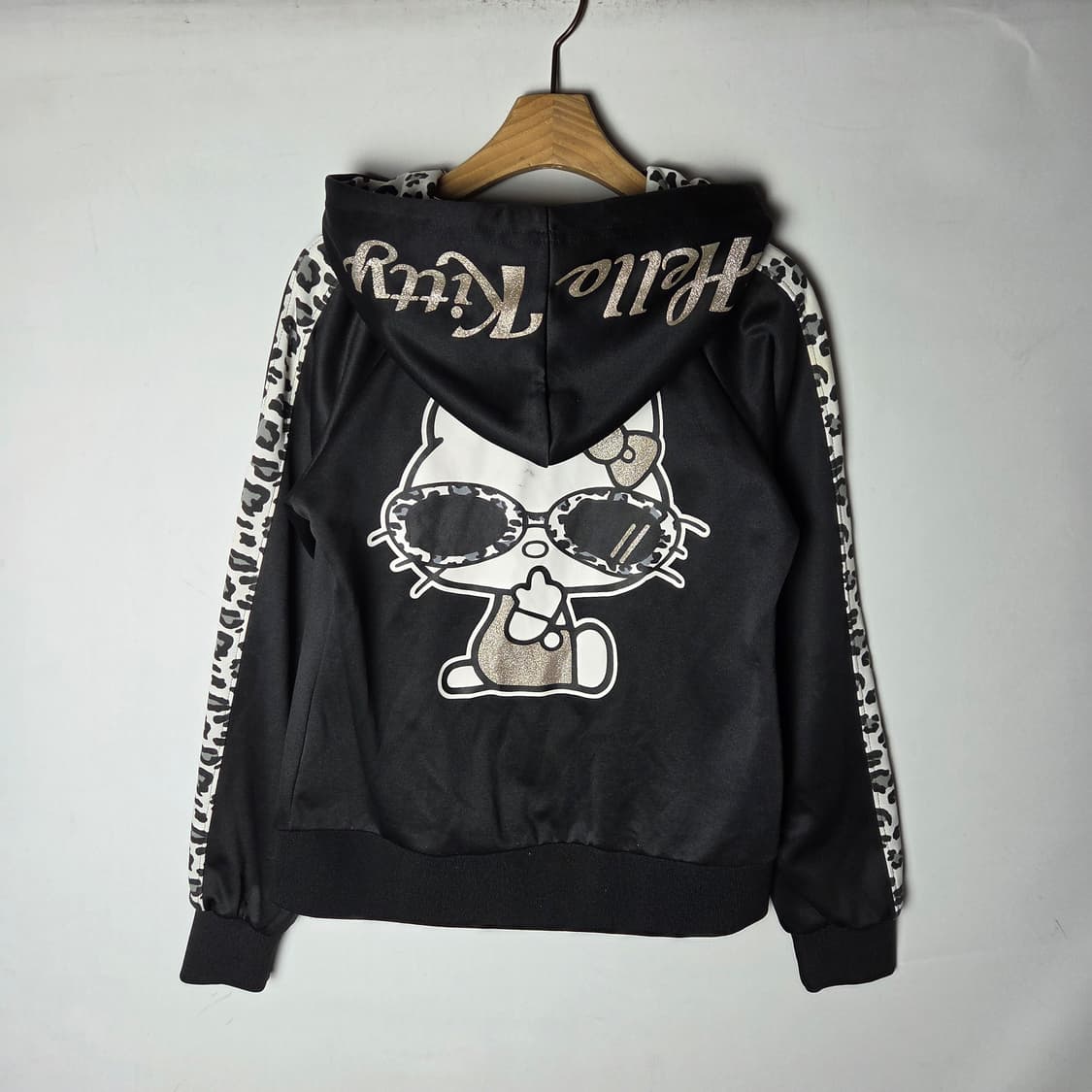 [Hello Kitty] 헬로키티 오네갸루 레오파드 후드 져지 상품이미지2