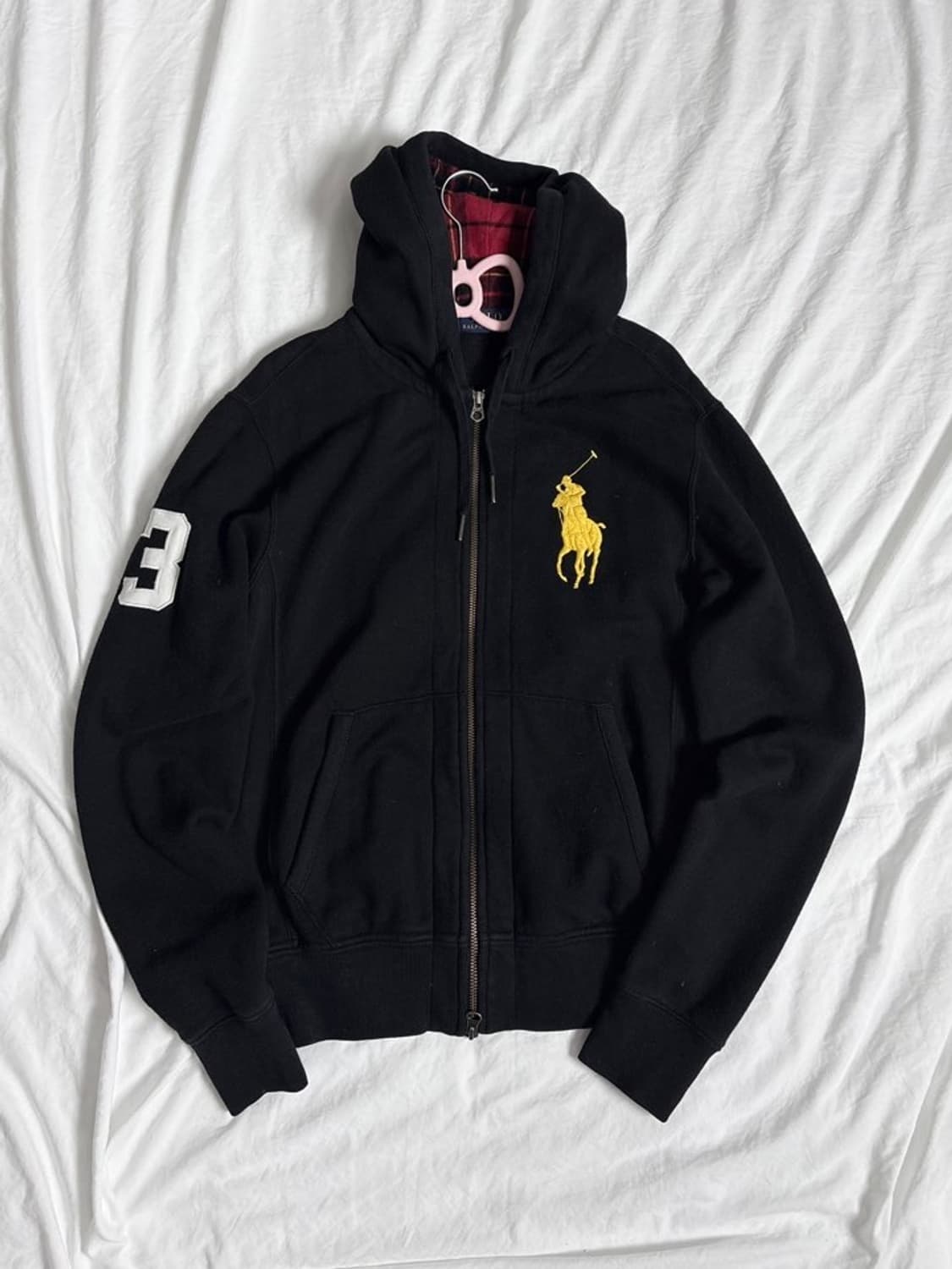 폴로 빅포니 체크 후드집업 상품이미지2