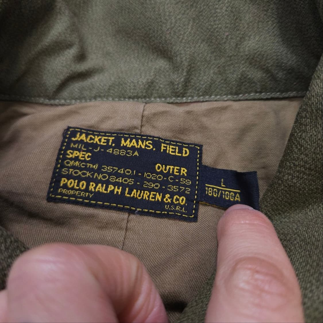 폴로 랄프 로렌 메이플 컴뱃 필드 자켓 L 상품이미지7