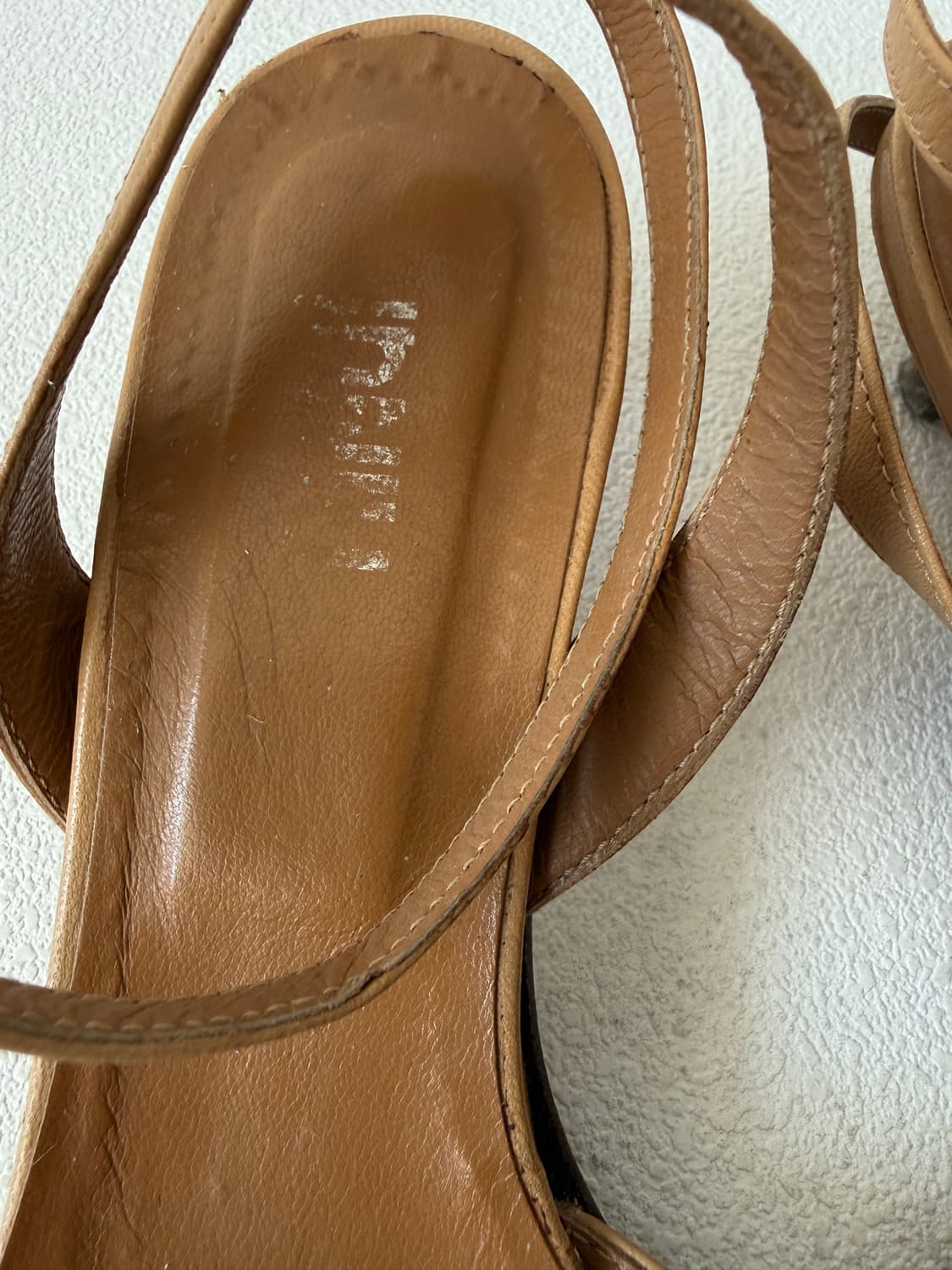 [EU38]MADE IN ITALY 레더 더치힐 상품이미지8