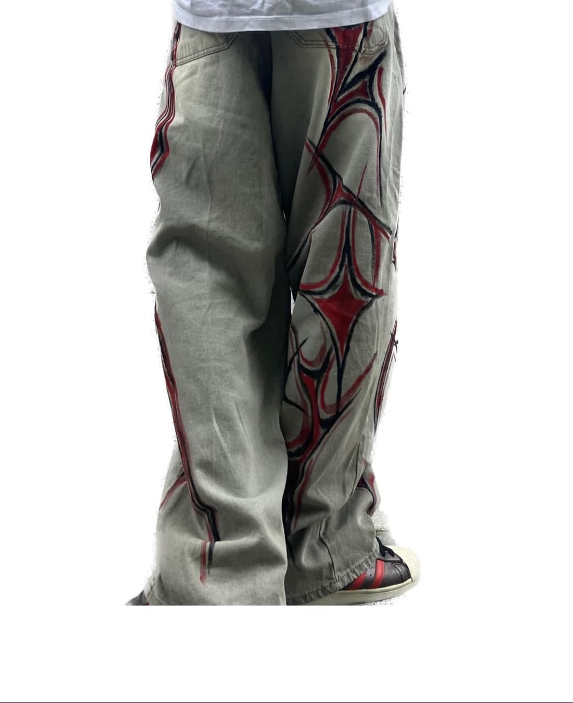 Red knife custom gray pants 상품이미지7