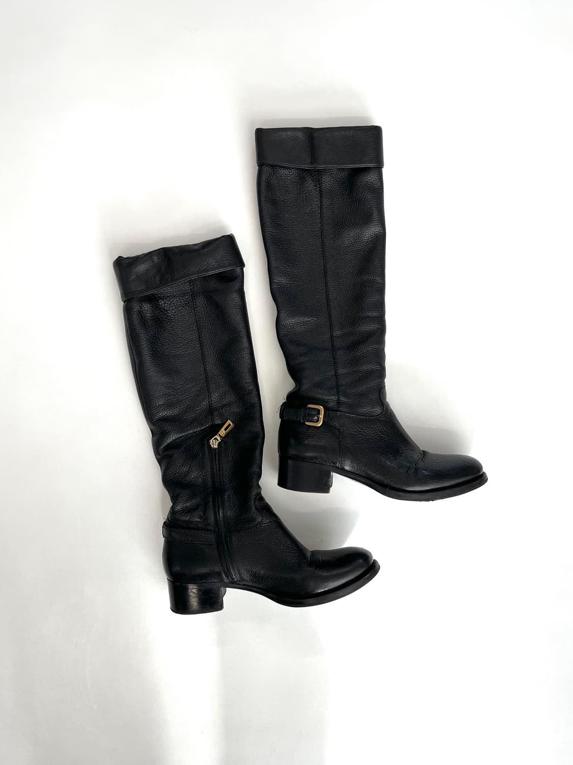 프라다 레더 니하이 라이더 부츠 상품이미지9