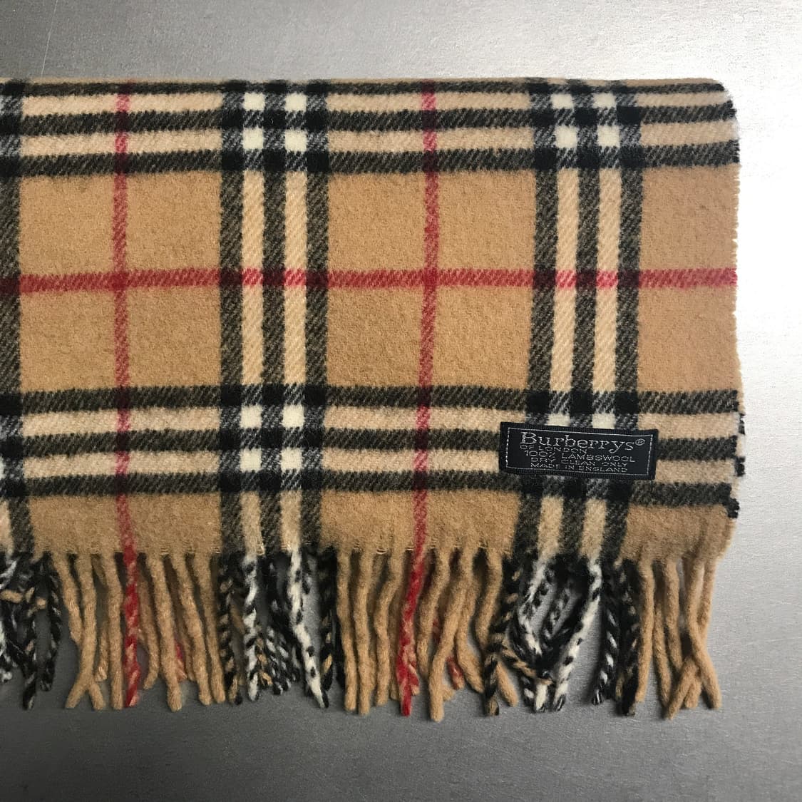 버버리 정품 램스울 머플러 베이지 상품이미지2