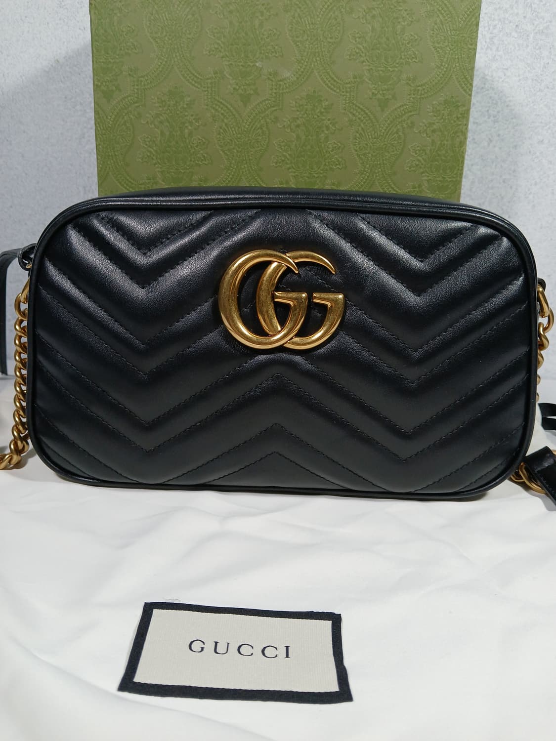 구찌 마몽 마틀라세 크로스백 스몰 447632 상품이미지2