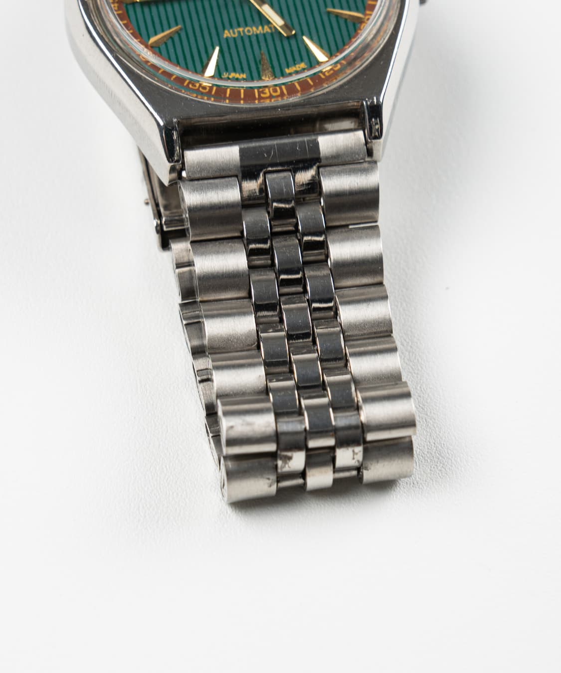80's 세이코 5 Automatic Japan Green Watch 상품이미지3