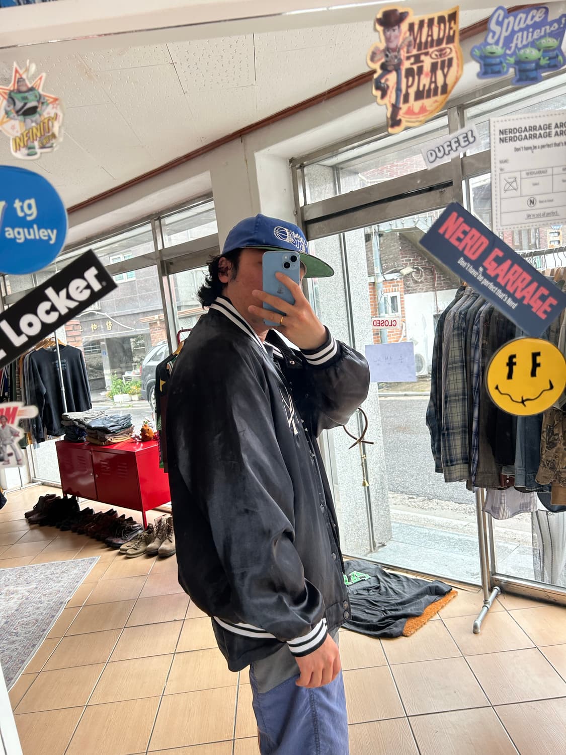 90’s 뉴욕양키스 사틴자켓 XL 상품이미지9