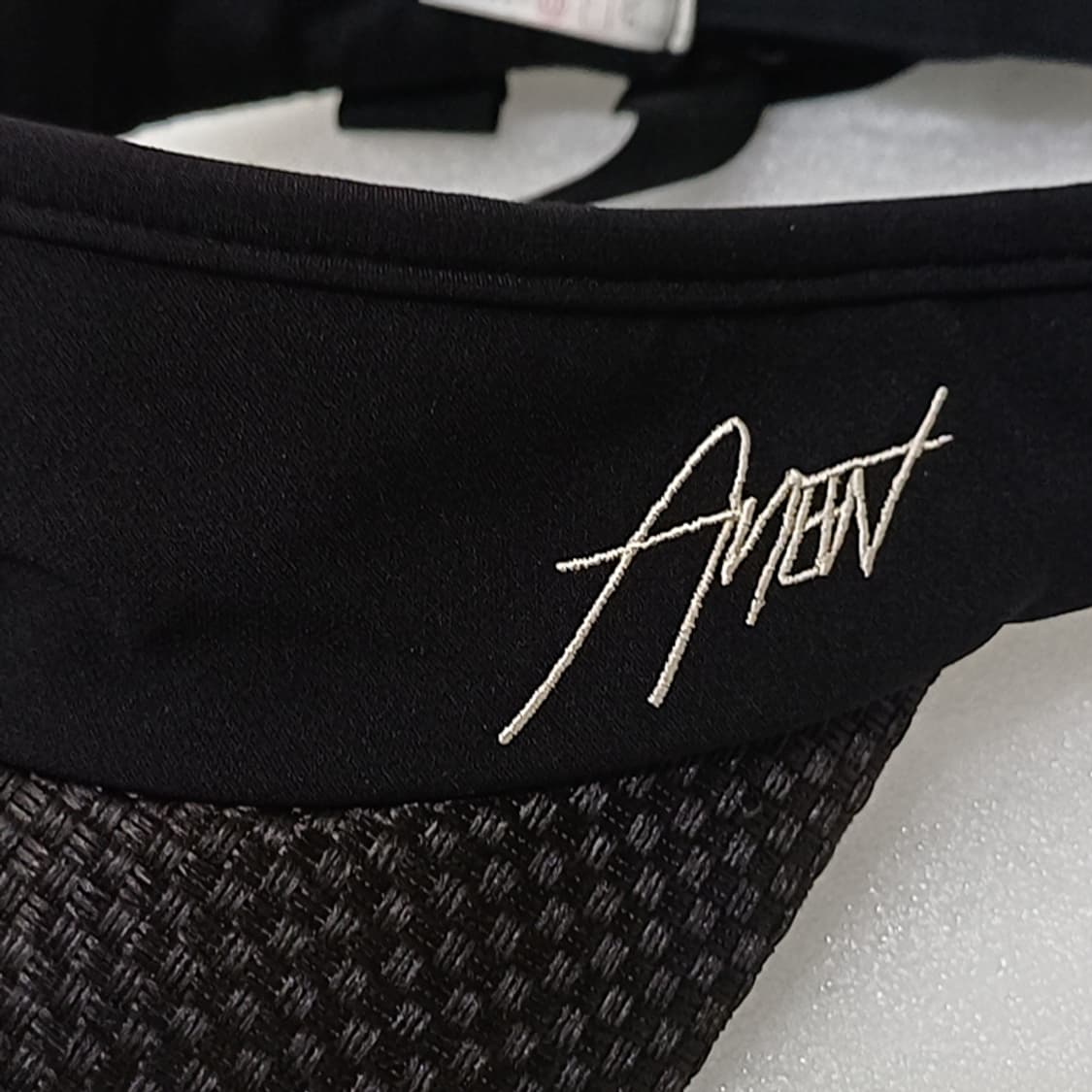 매장판 어뉴 골프 리본 썬캡 여성 모자 블랙 거의새것 사랑봉봉 상품이미지5