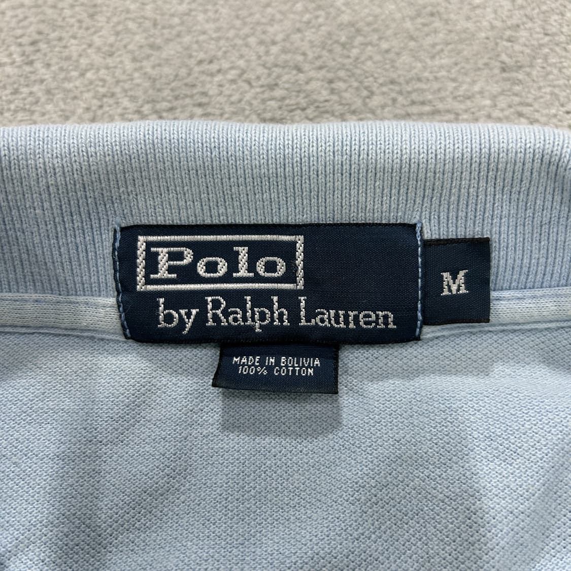 폴로 랄프로렌 반팔 카라티 하늘색 95-100 상품이미지2