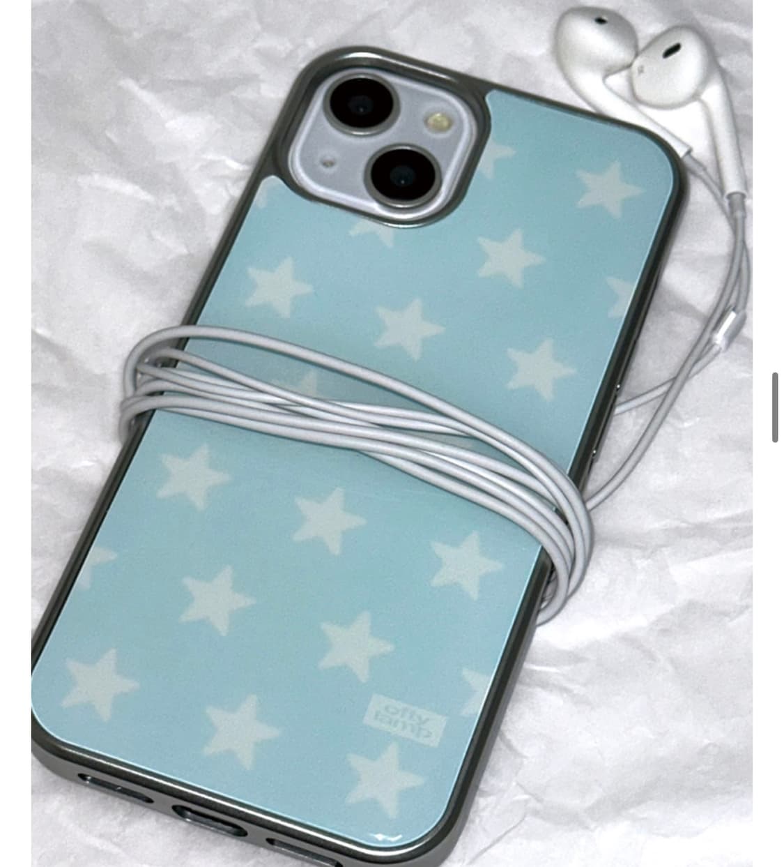 오프티램프 실버 별 에폭시 케이스 아이폰16프로 상품이미지2