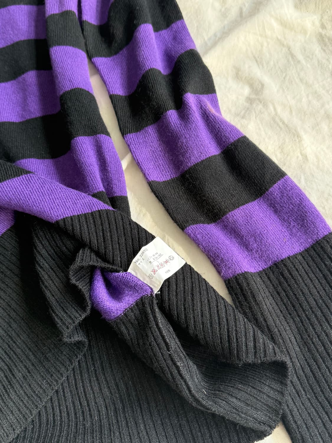 나나 펑크 펑투케 단가라 딱붙 니트 원피스 상품이미지5