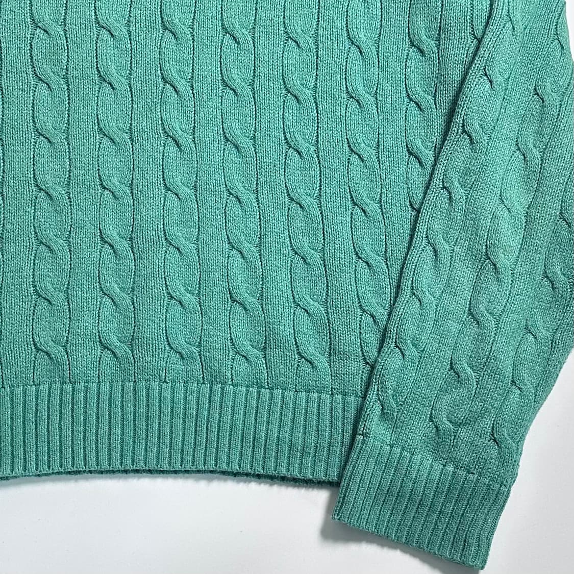 폴로 랄프로렌 피스타치오 케이블 니트 상품이미지4