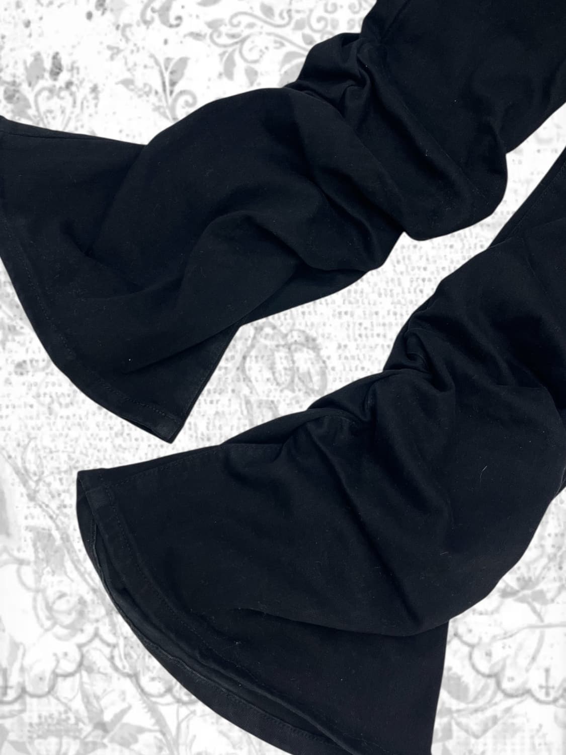 rick owens type stacked denim pants  상품이미지5