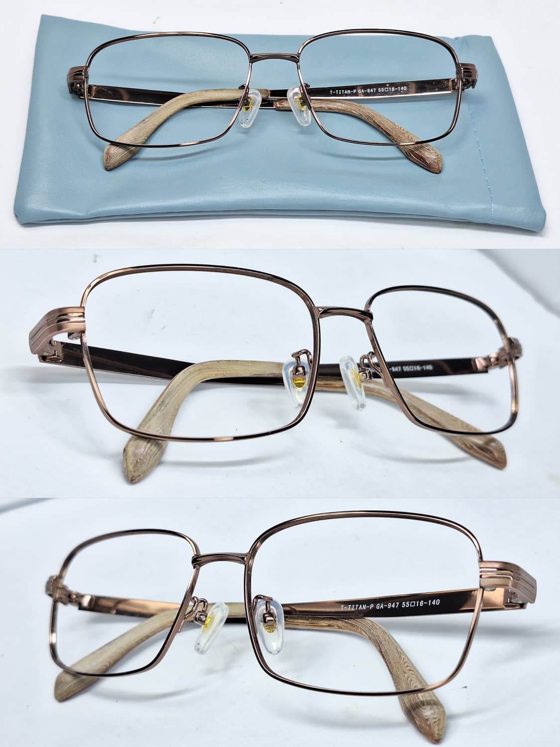 GALLET GA-947 티타늄 남성 메탈 안경테 55mm 비즈니스 일본 상품이미지2