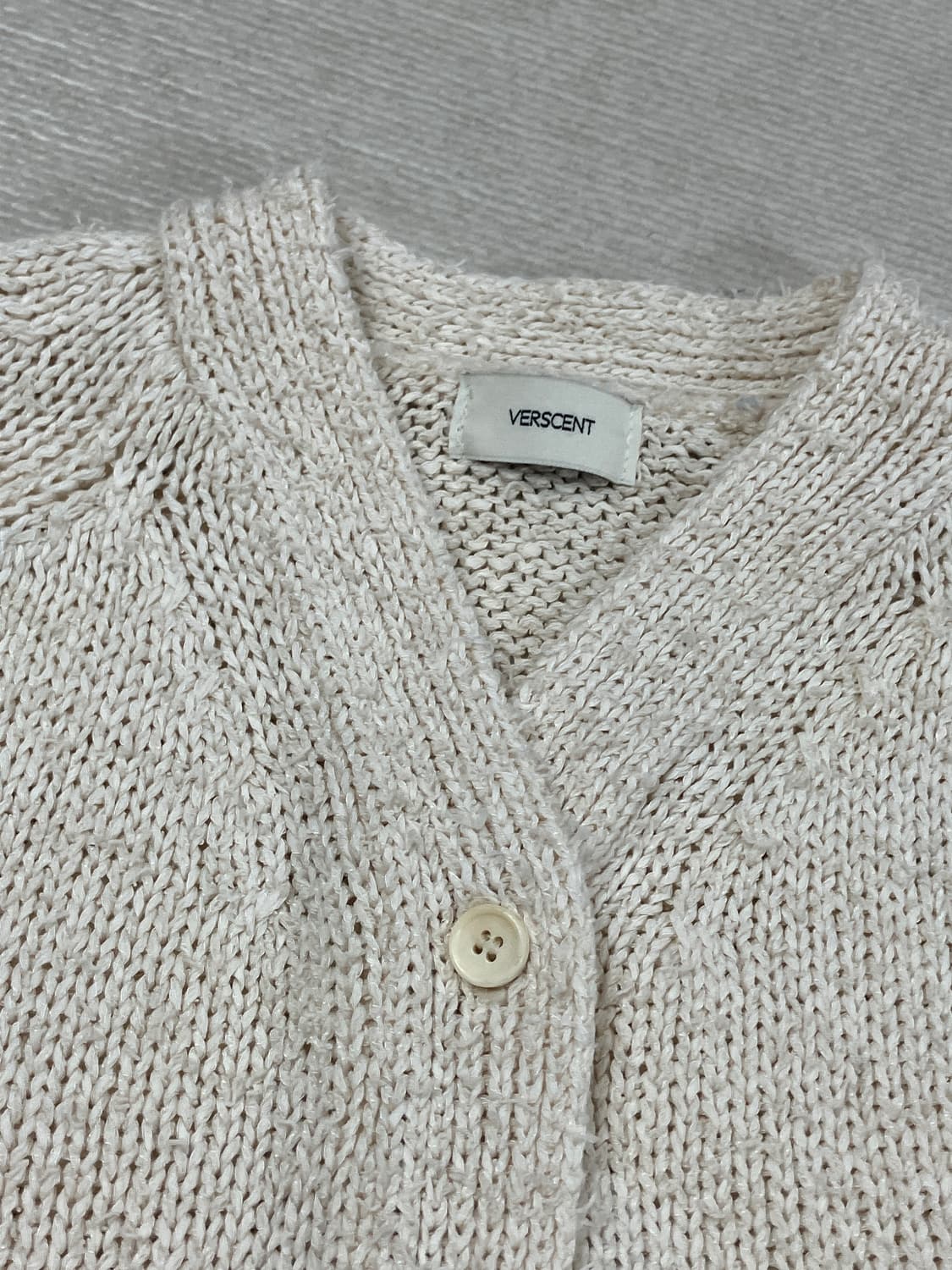 베르센트 s/s Bamboo wrap cardigan (natural) 상품이미지3