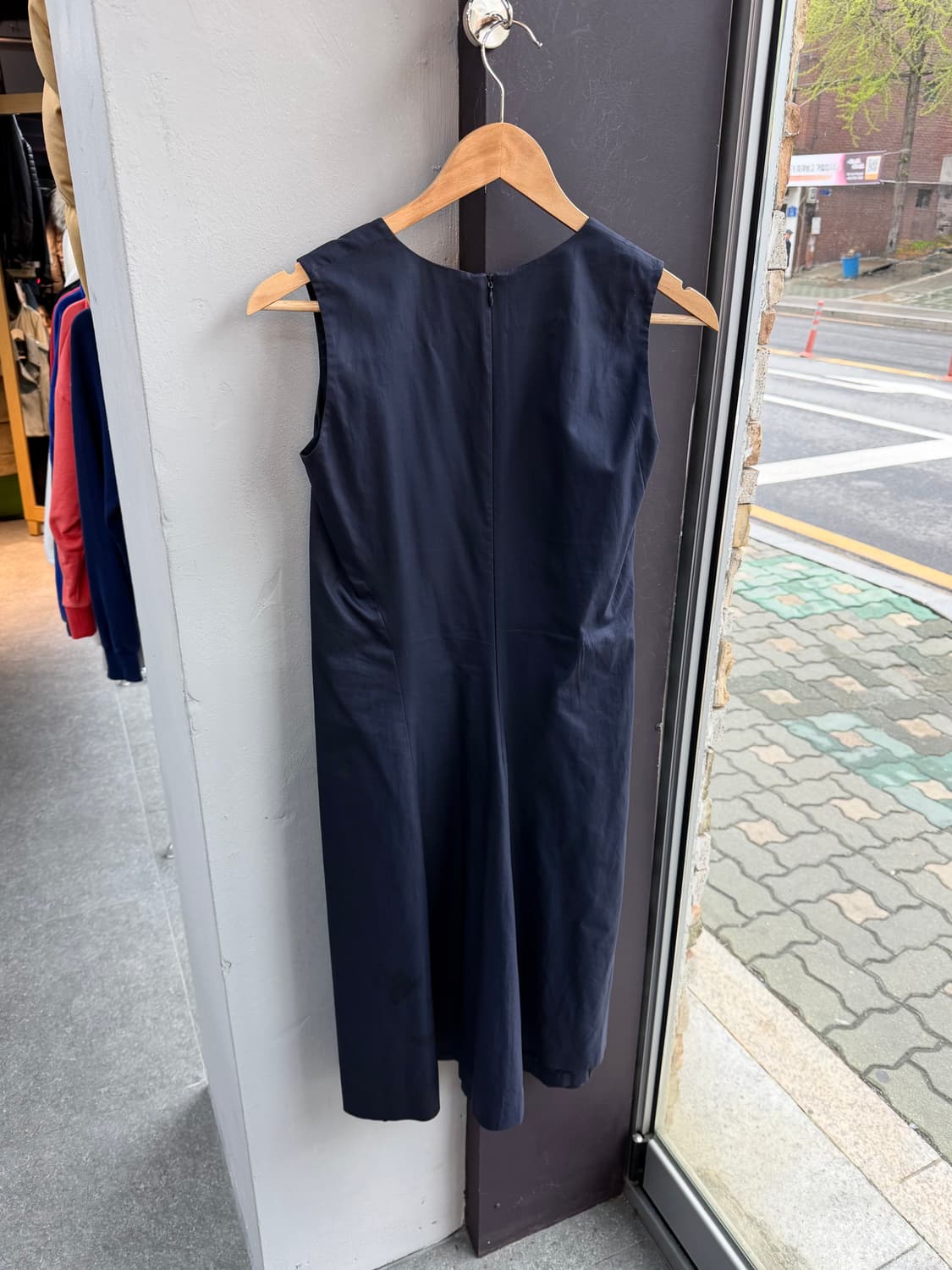 34/ 질샌더 비대칭 플리츠 슬리브리스 원피스 상품이미지6