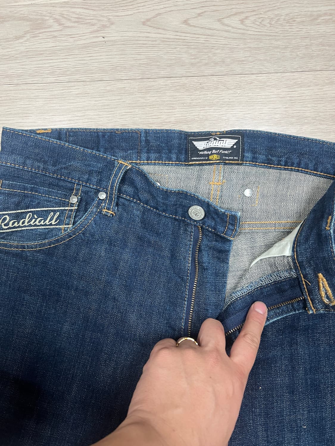 RADIALL(라디알) 셀비지 데님 팬츠 (32사이즈,신치백) 상품이미지2