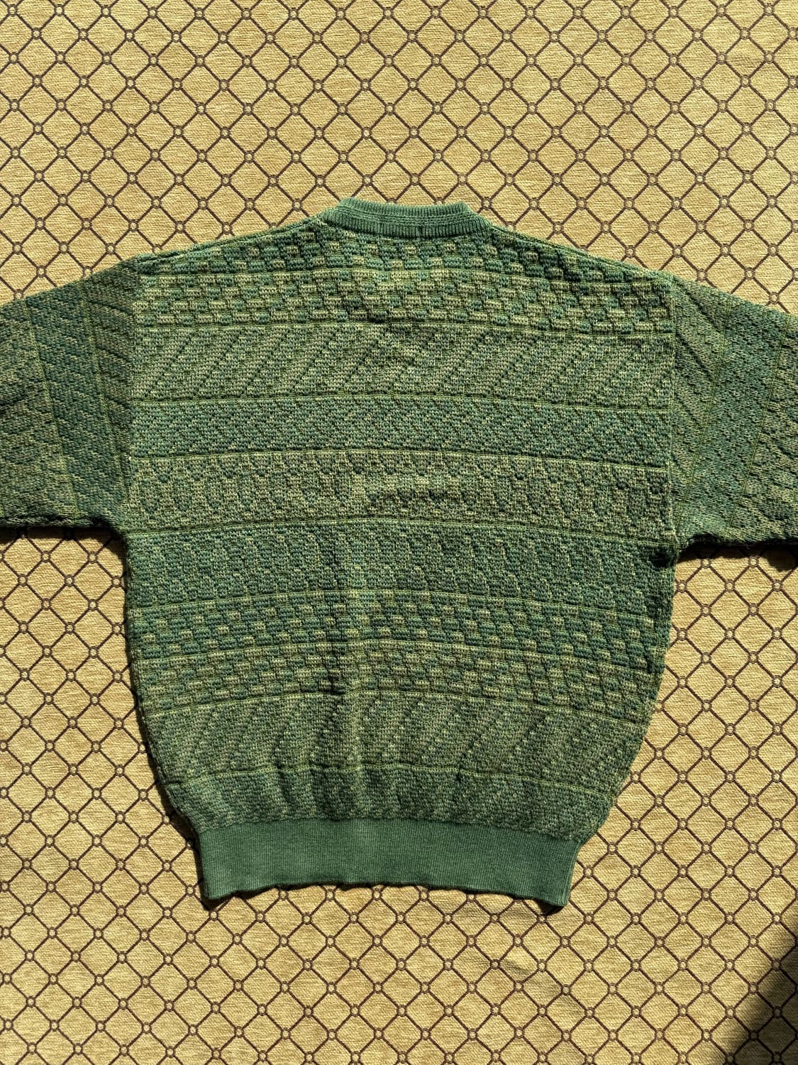 그린 패턴 니트 상품이미지4