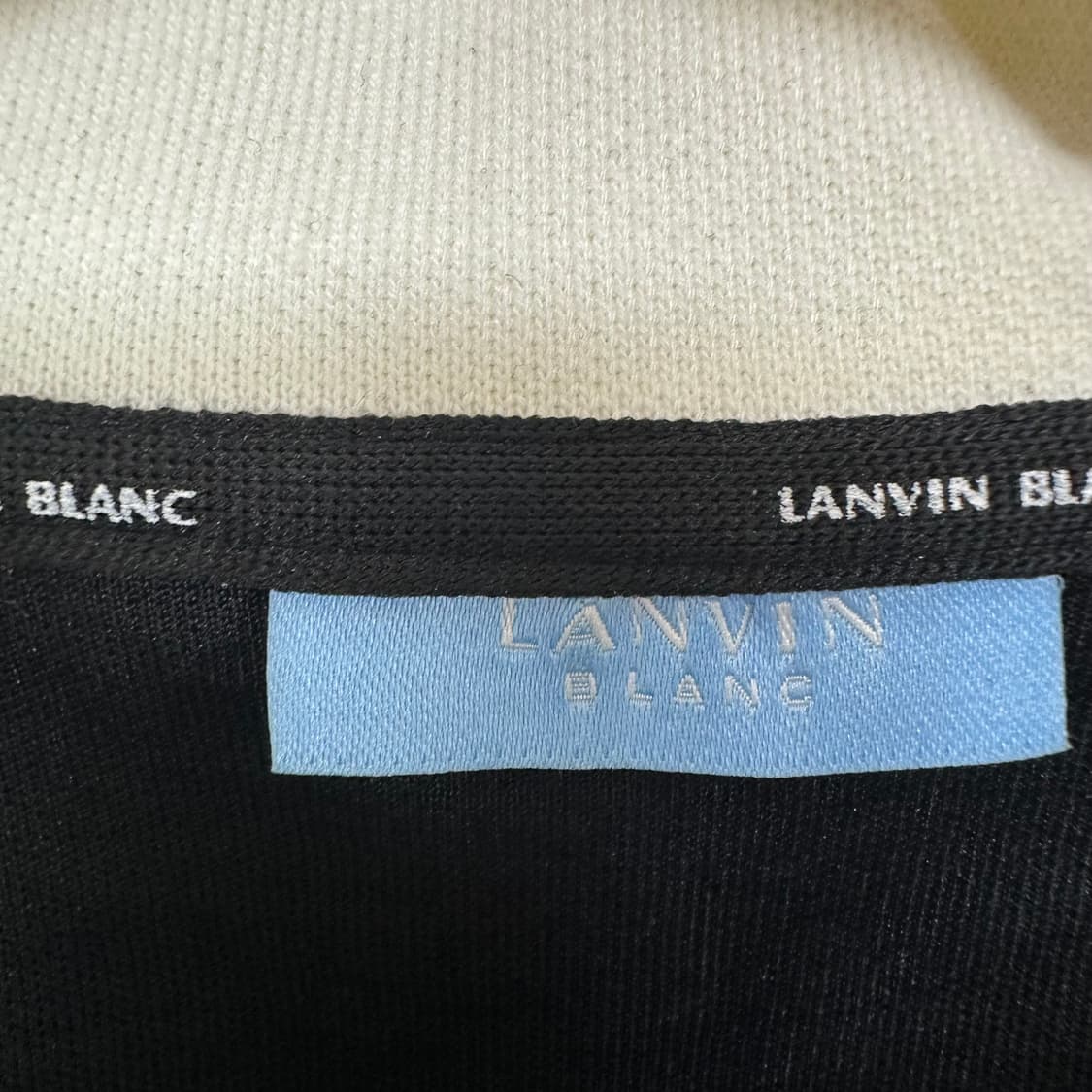 랑방 여자 카라 반팔티 검정 L  상품이미지8