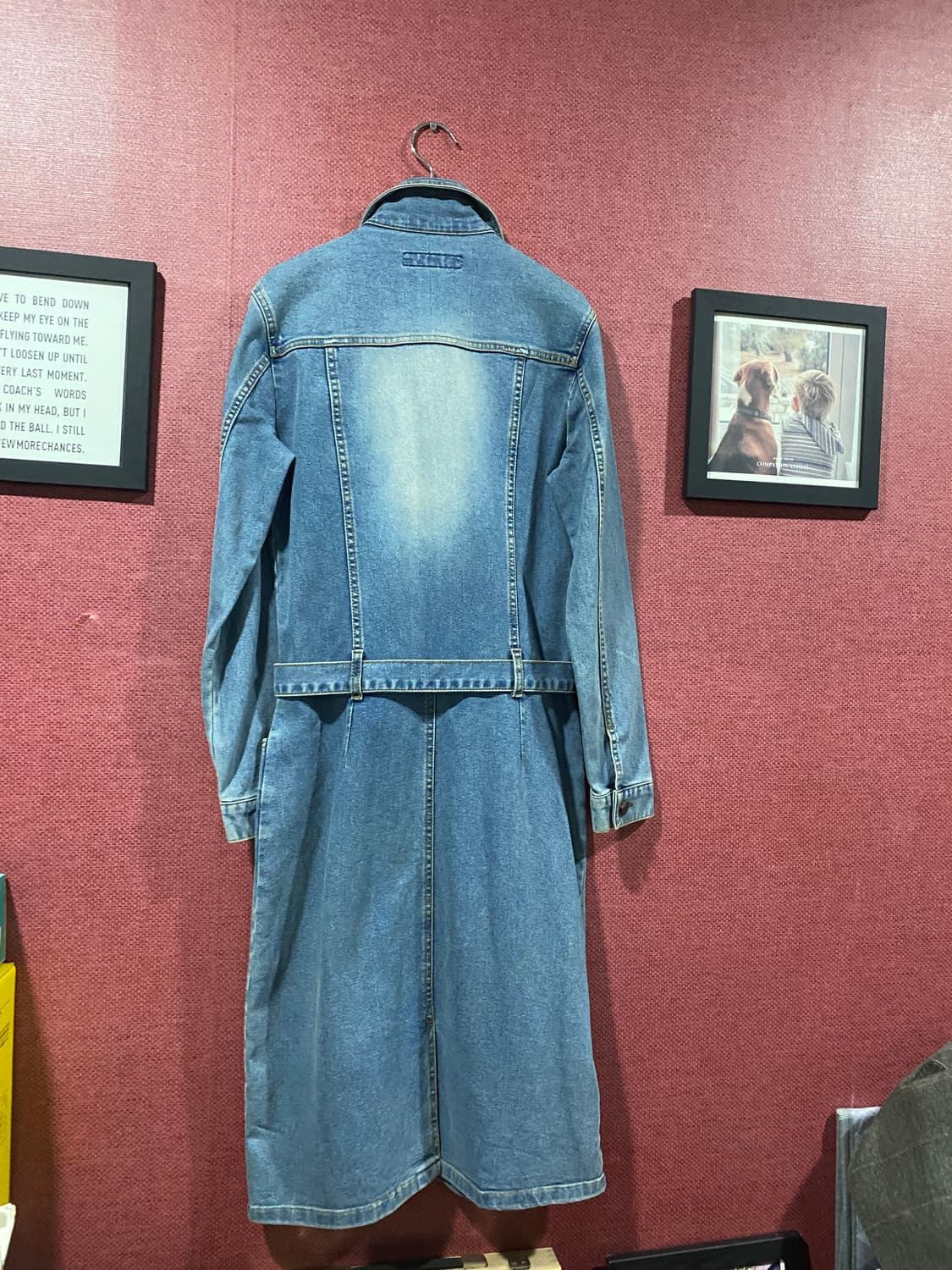 데님 롱 원피스 M 상품이미지6