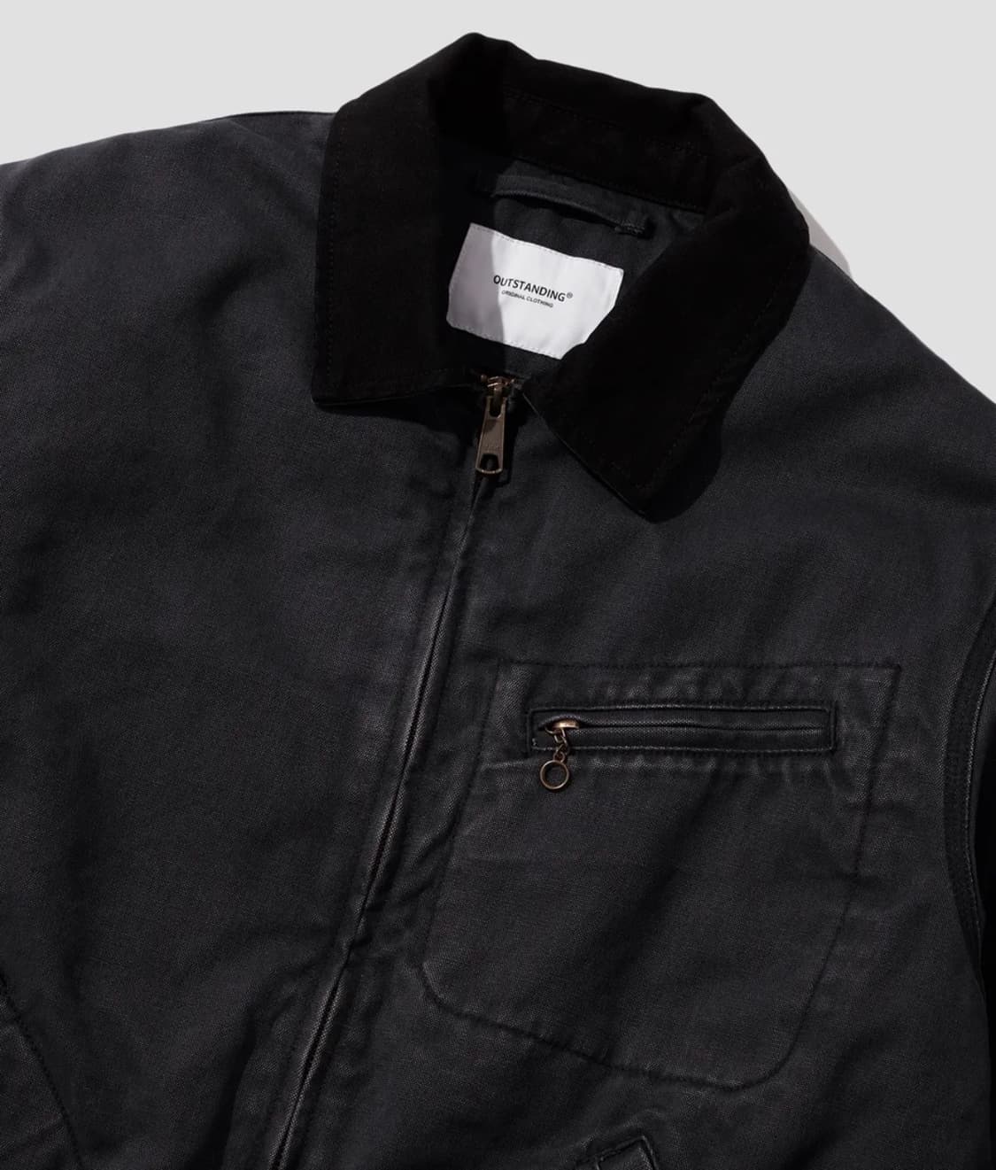 아웃스탠딩 헤비 캔버스 워크자켓(차콜/사이즈1) 상품이미지5