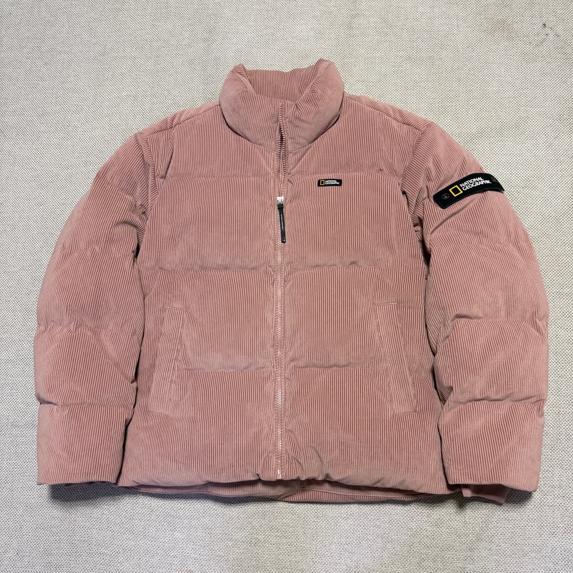 내셔널지오그래픽 코듀로이 숏패딩 상품이미지1