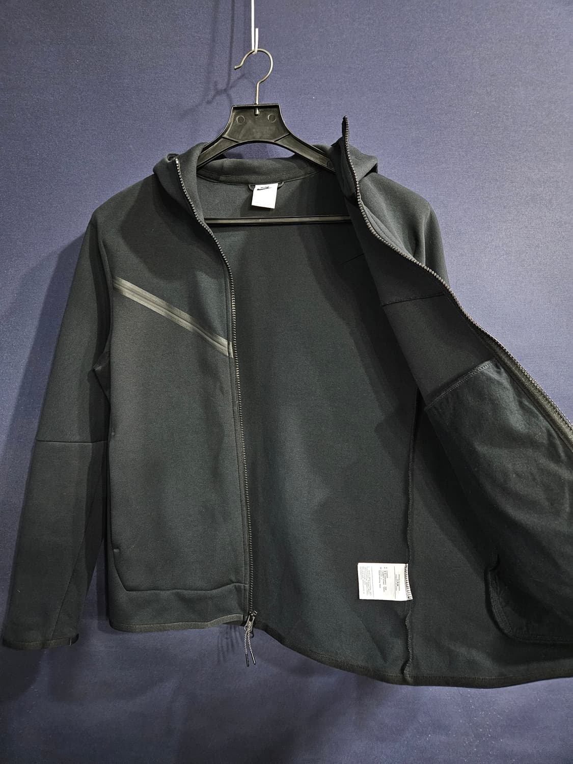 나이키 차콜컬러 남성 슬림핏 100 후드집업  상품이미지8