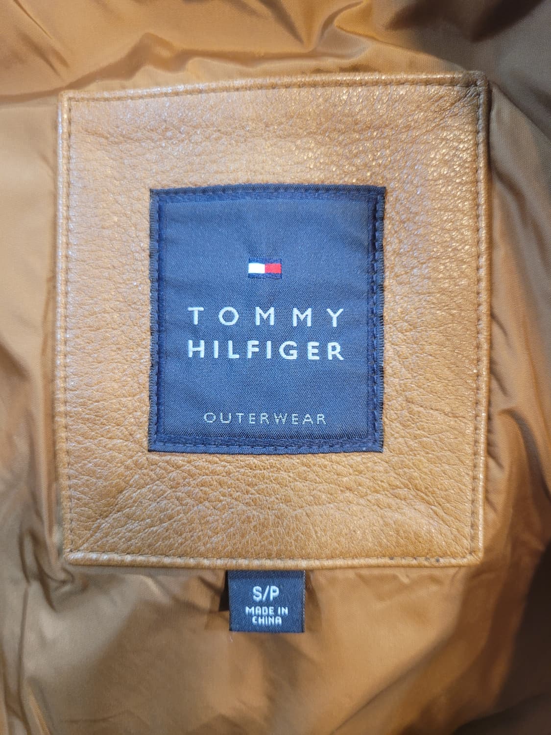 Tommy Hilfiger 타미힐피거 가죽 자켓 95 상품이미지3
