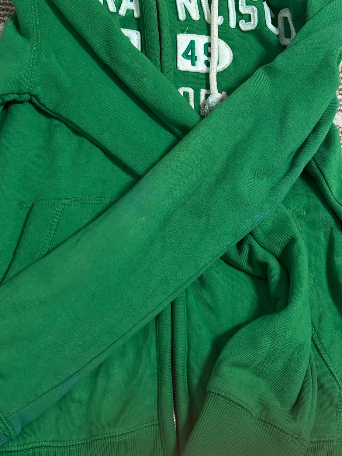 🍭특가 🍭후아유 그린 후드집업 상품이미지2