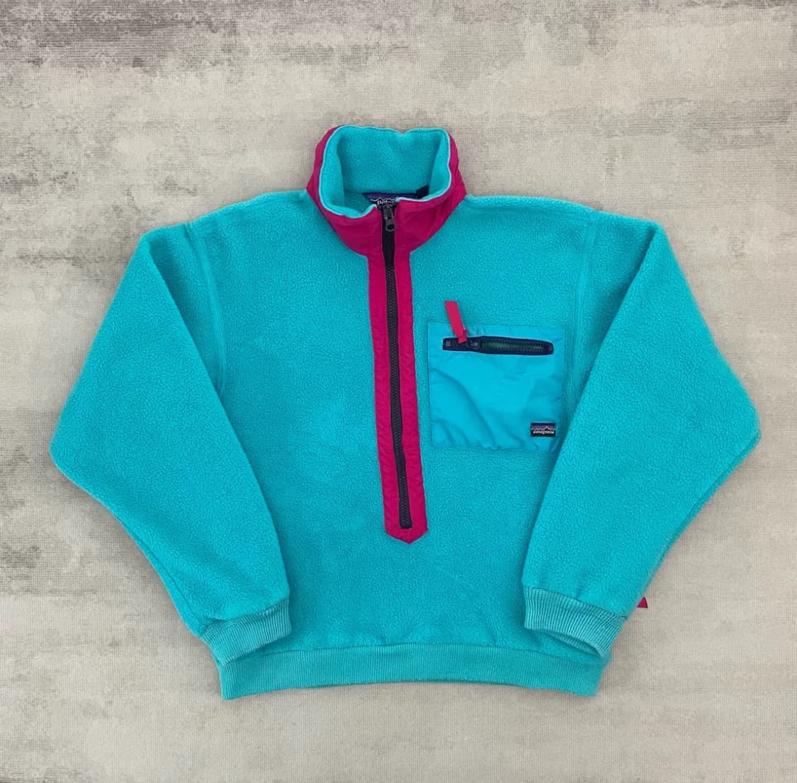 (S)80s 파타고니아 빈티지 하프집 플리스 헤비웨이트 상품이미지1