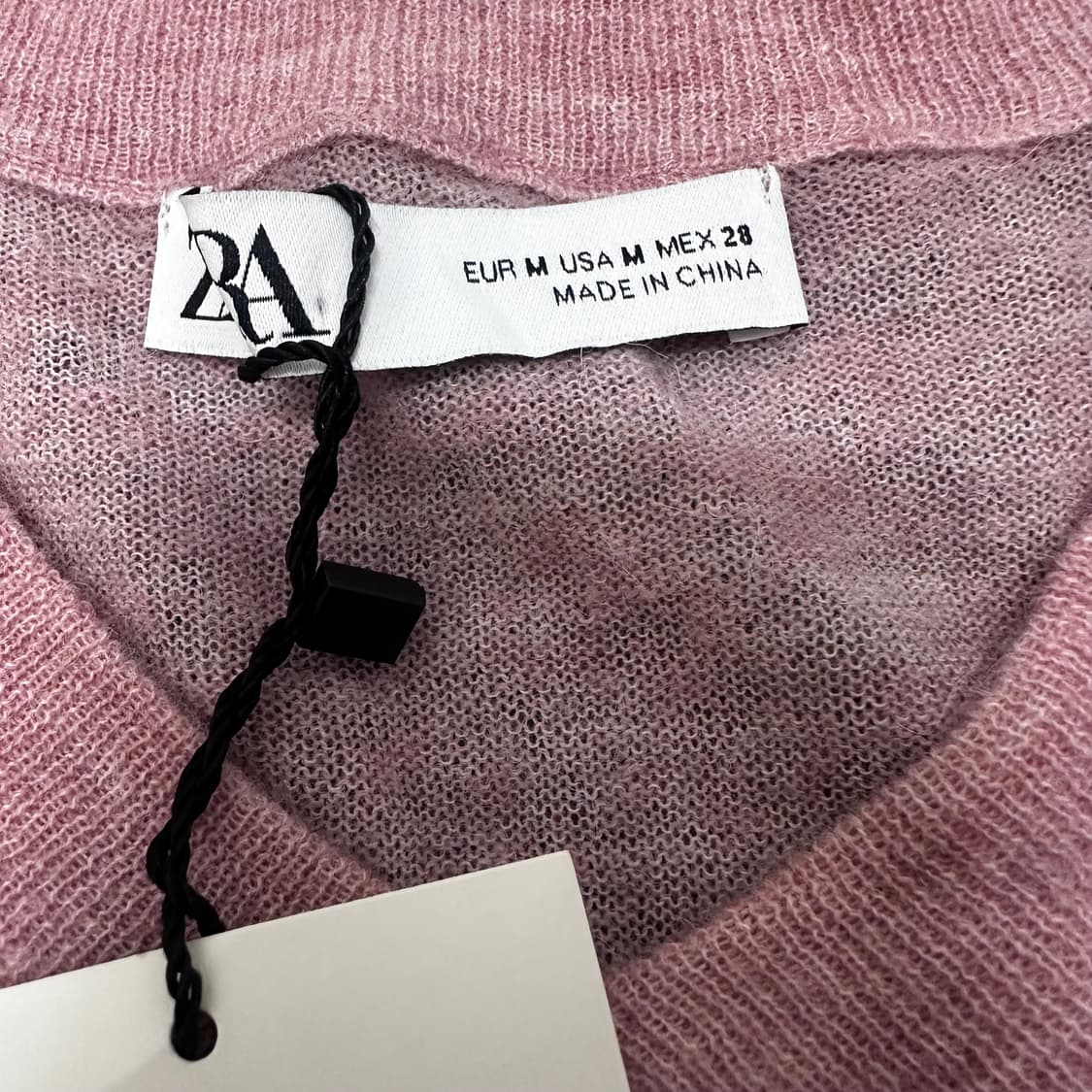 [새상품] ZARA 자라 여성 니트 핑크 M 상품이미지6