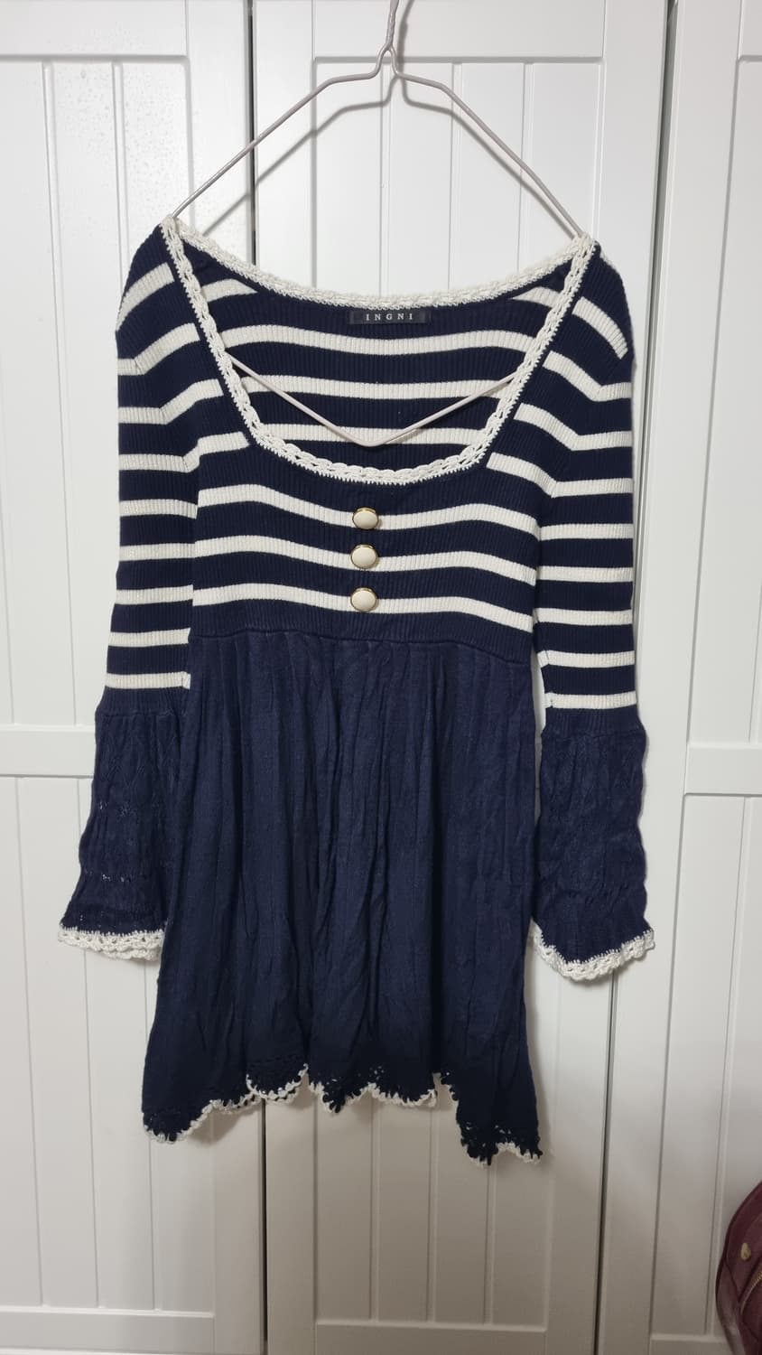 INGNI 스트라이프 플레어 탑 상품이미지3