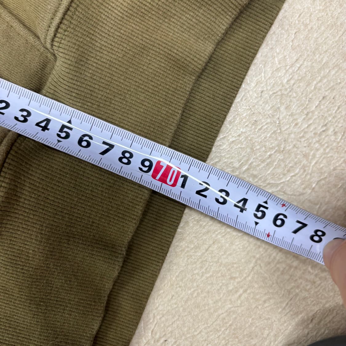 예일 빅로고 카키 후드티 상품이미지4