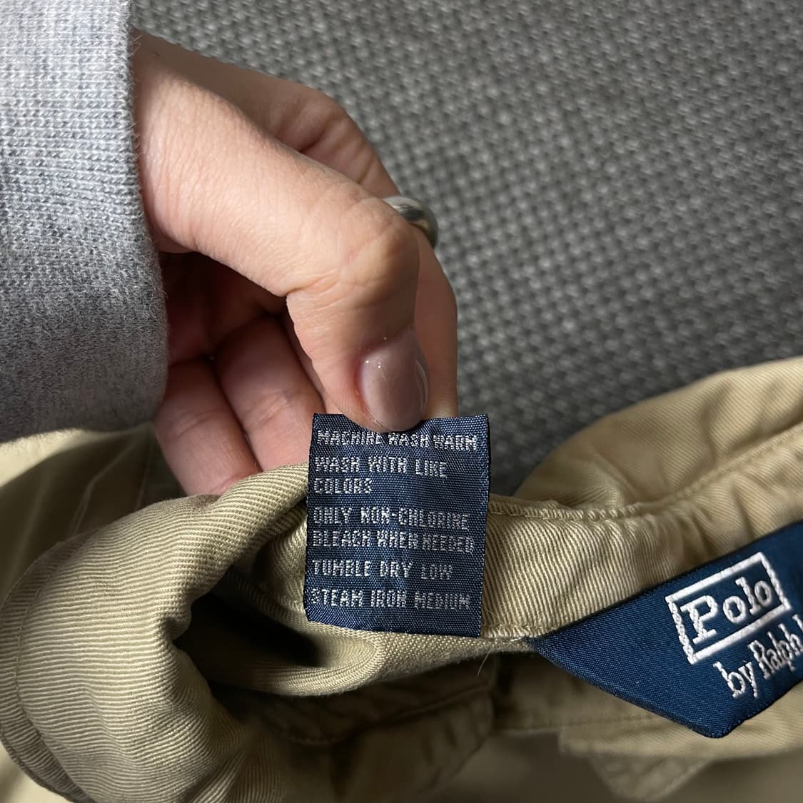 폴로랄프로렌 베이지 스윙탑 자켓 L 상품이미지6