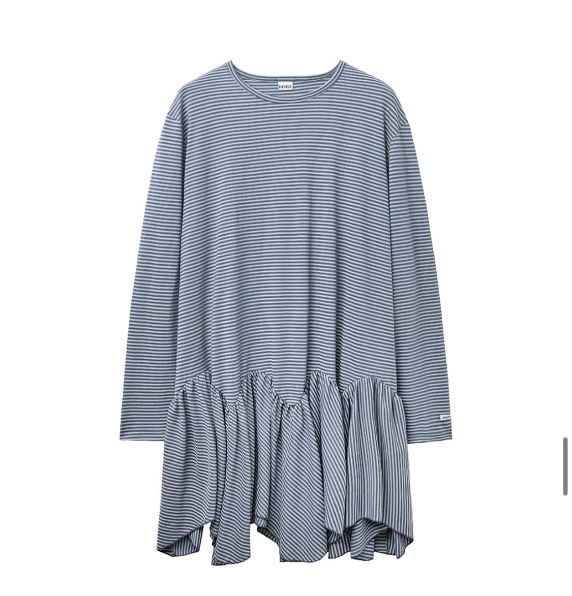 렌세 언발란스 플레어 롱 티셔츠 상품이미지2