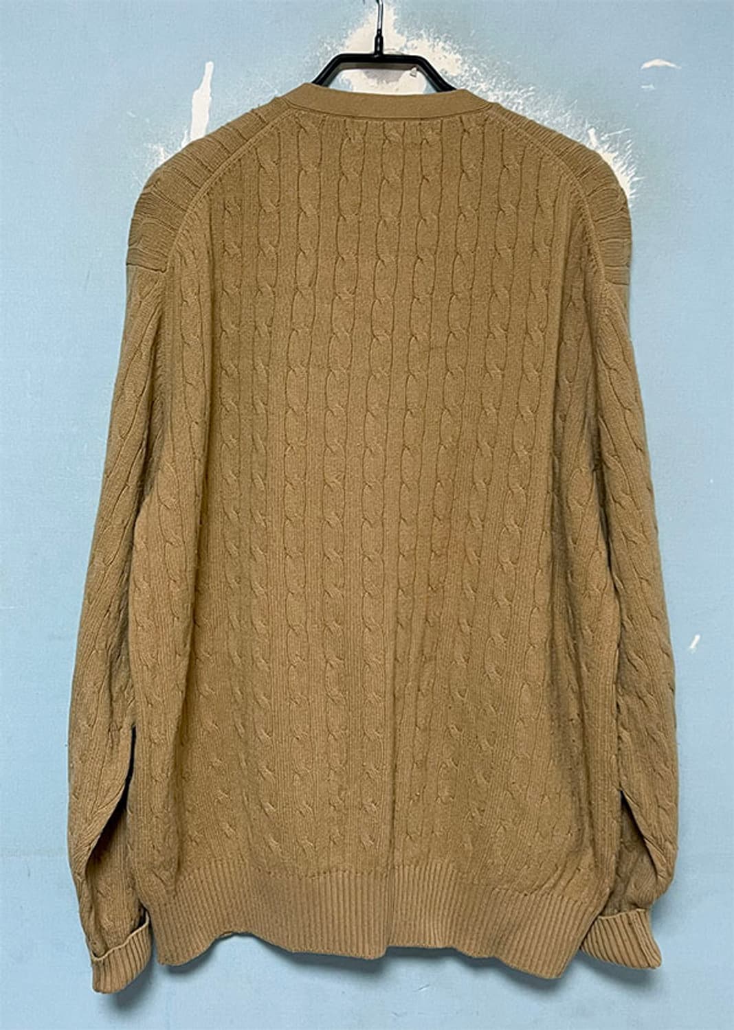 빈폴 남자 꽈배기 니트가디건 캐시미어 캐주얼 XXL 110 상품이미지2