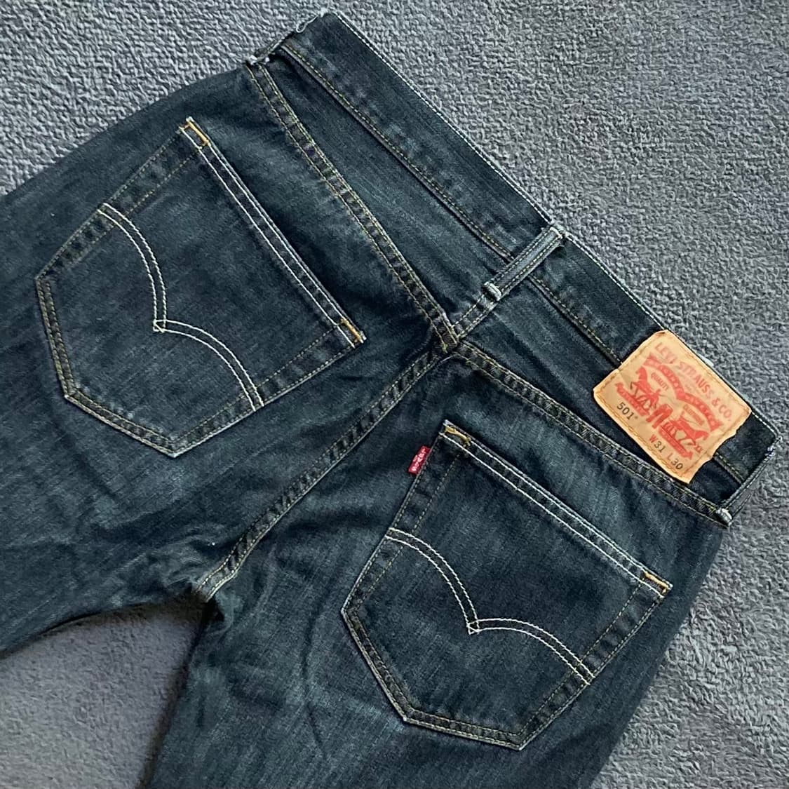 리바이스 501 블랙진 데님팬츠 W31 L30 상품이미지4
