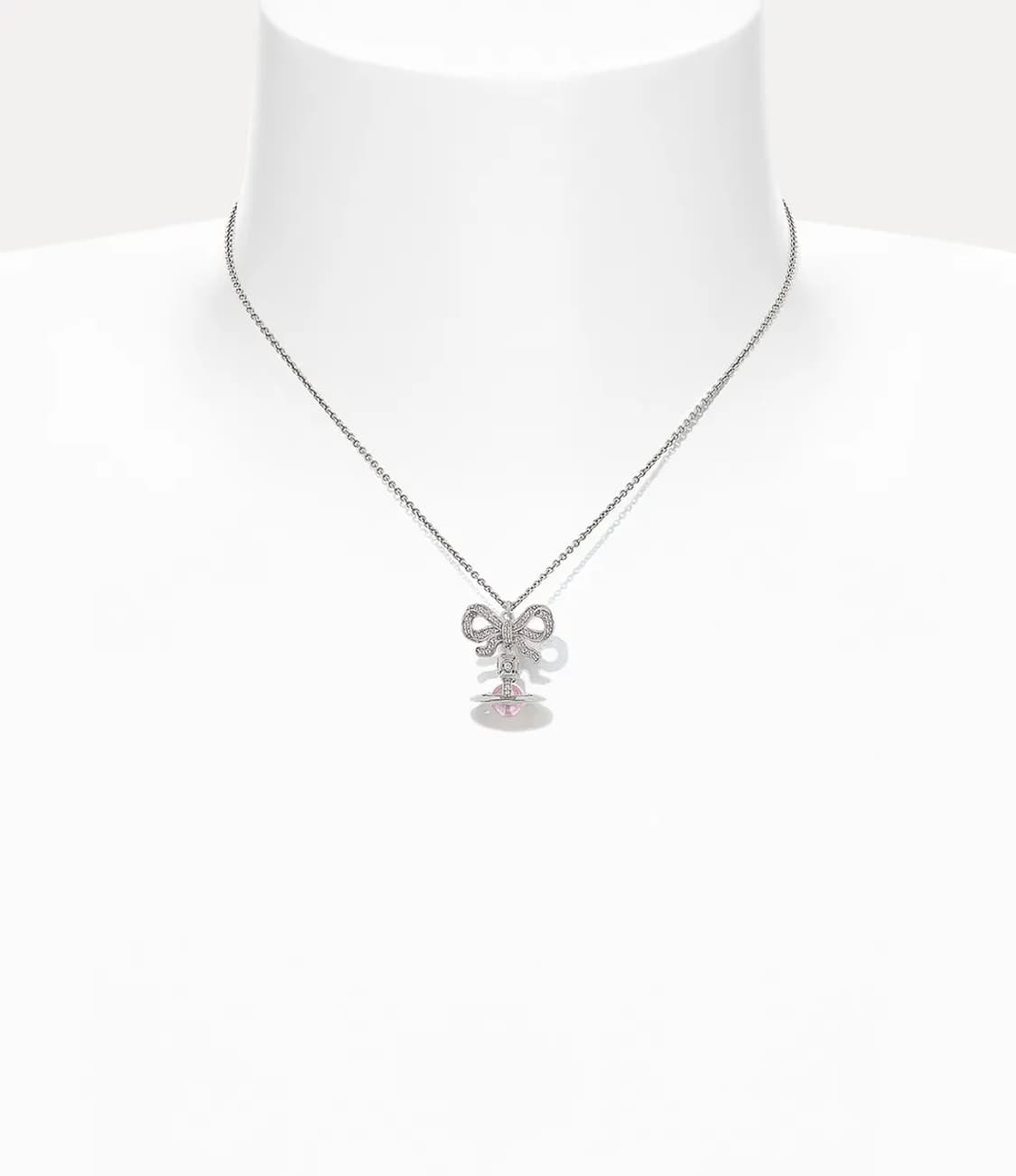 비비안웨스트우드 옥타비에 목걸이 핑크  상품이미지1