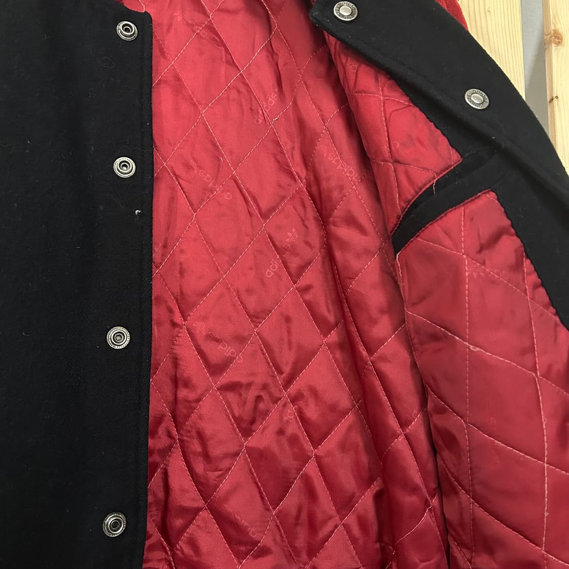  (L) 90s 아디다스 울 스타디움 바시티자켓 상품이미지6