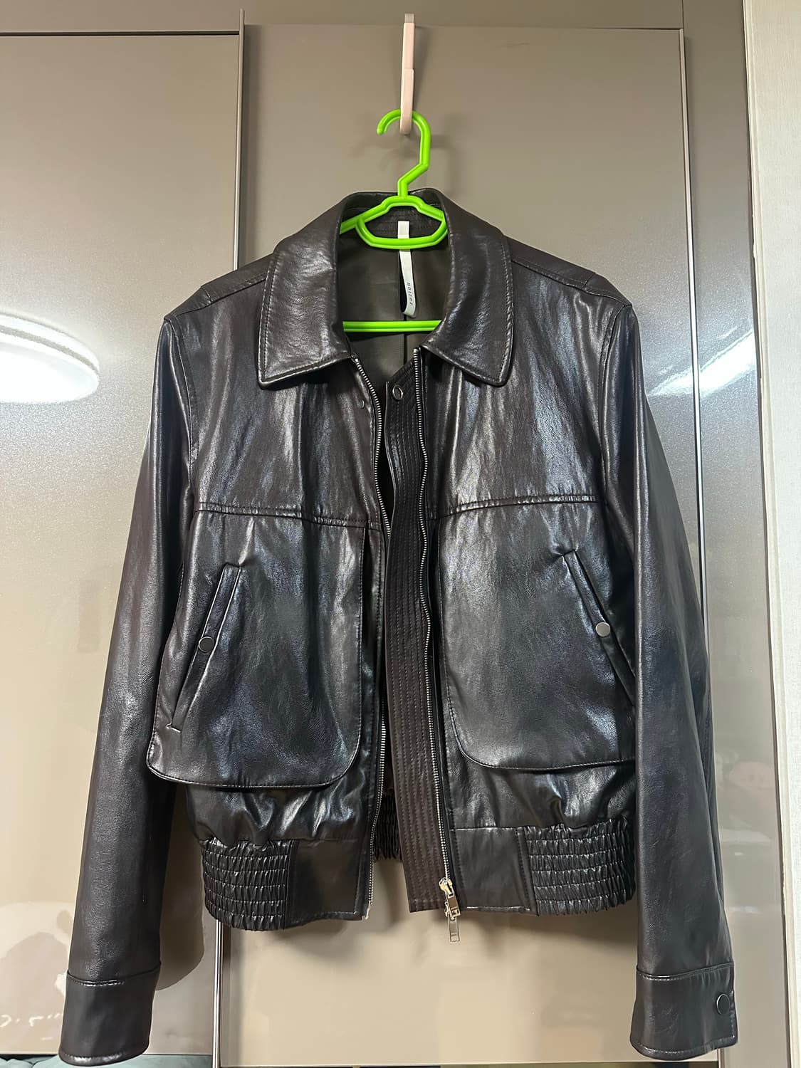 노이어 레더 그라데이션 필드 자켓 (브라운) 상품이미지1