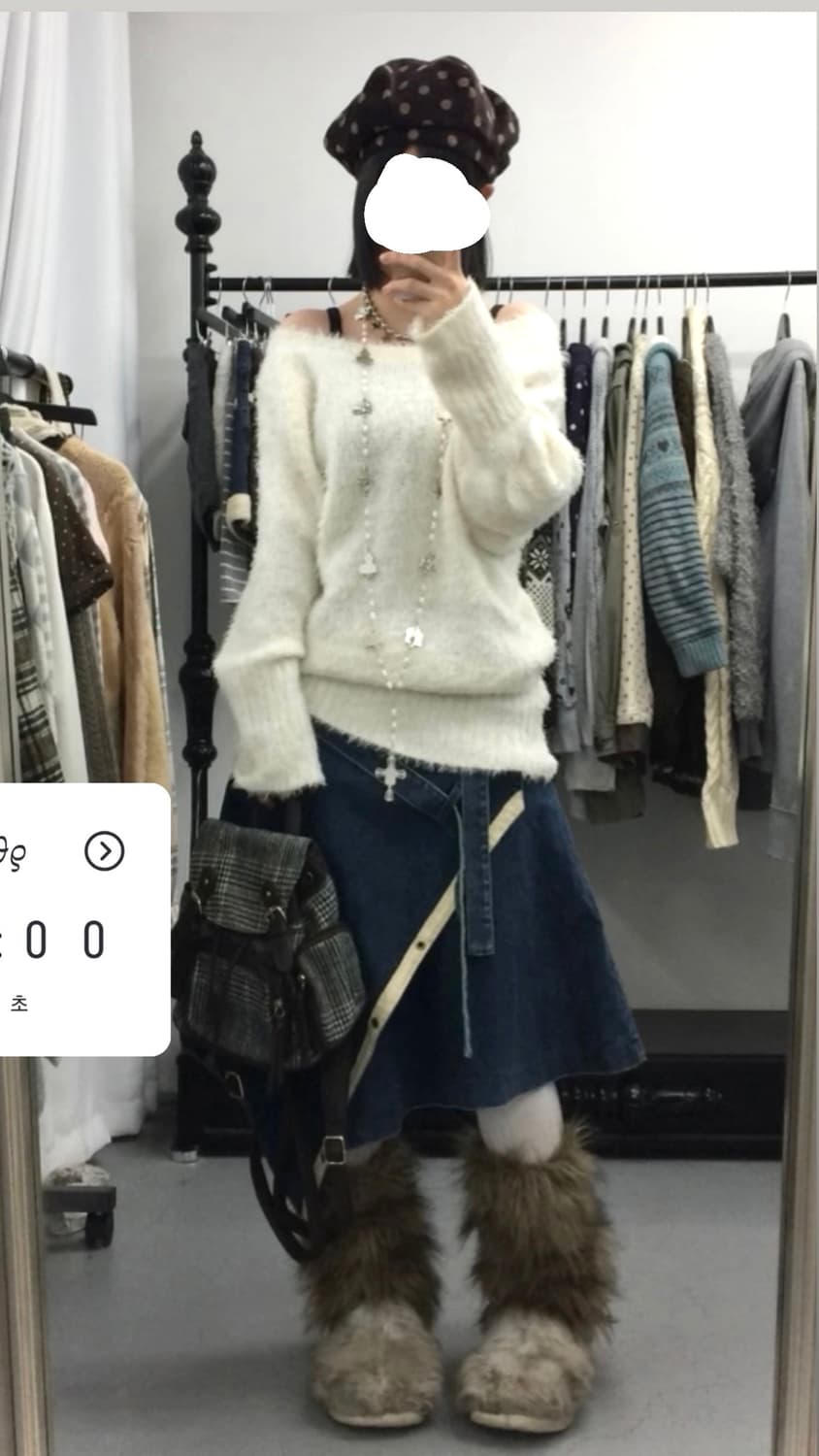 큐빈티지 개대장 니혼진세트 판매 땡땡이 모자 상품이미지1